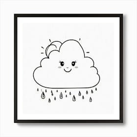 Cloud Drawing 1 Art Print