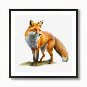 Foxy Fox Art Print