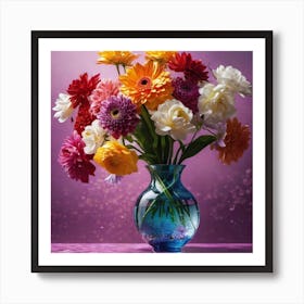 Daffodils In A Vase Art Print