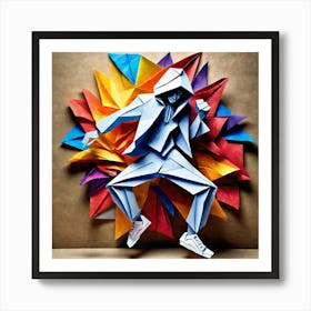 Origami Dancer 110 Art Print