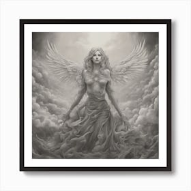 Title (21) guardian angel Art Print