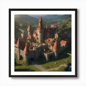 Castle In The Sky Art Print