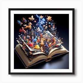 stories in the books Art Print