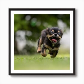 Chihuahua Puppy Running Art Print