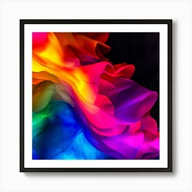 Colorful Brightness Colors Vibrant Pastel Power Gradient Vivid Luminous Radiant Bright S (8) Art Print