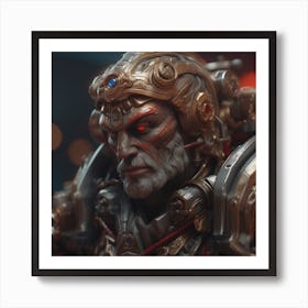 OLD WARRIOR  Art Print