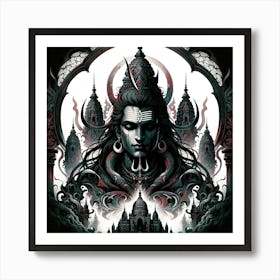 Lord Shiva 39 Art Print