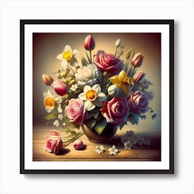 Flowers In A Vase 9 Art Print