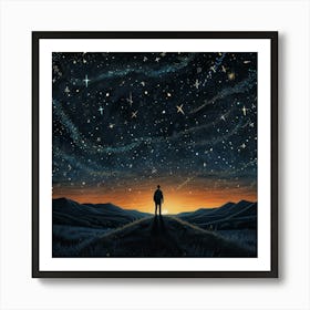 Starry Night 17 Art Print