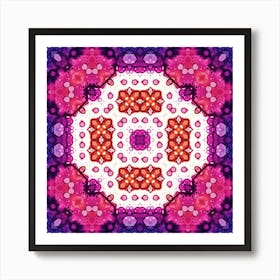 Abstract Psychedelic Pattern Art Print