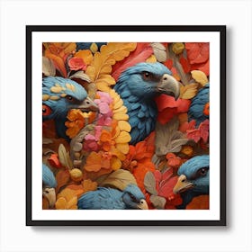 Eagles(wall art) Art Print