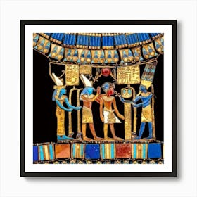 Egyptian Scene 1 Art Print