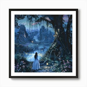 A Mystical Fairy Tale Princess Art Print