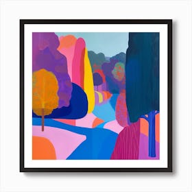 Colourful Gardens Stourhead Gardens United Kingdom 1 Art Print