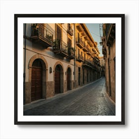 Street In Spain Art Print