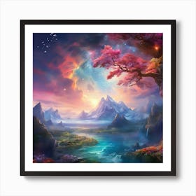 A Breathtaking Visual Odyssey Into The Magical Wonders Of Nature Art Print