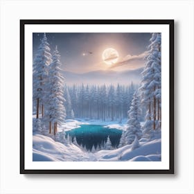 Winter Landscape 26 Art Print