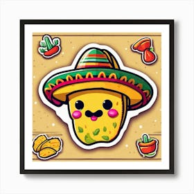 Mexican Food 1 Art Print