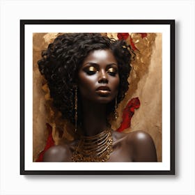 African Beauty Art Print