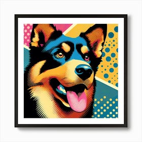 Pop Dog 2 Art Print