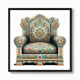 Ornate Chair 4 Art Print