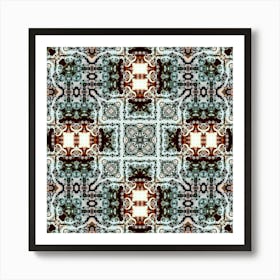 Modern Art The Pattern Is Symmetrical 1 Art Print