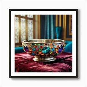 Bowl Of Jewels Art Print