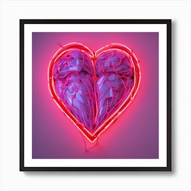 broken heart Art Print