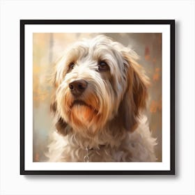 Portrait Of A Dog Art Print