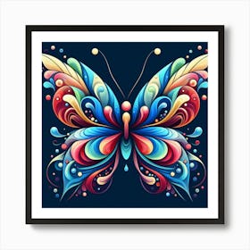 Colorful Butterfly 2 Art Print