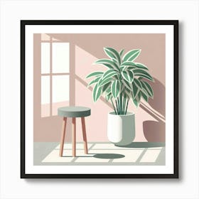 Potted Plant Art Print