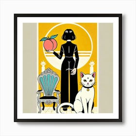 Lady And The Peach Affiche