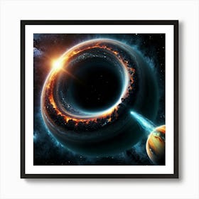 Black Hole 4 Art Print