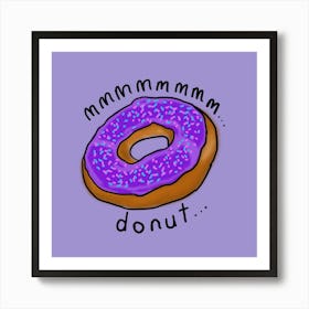 Donut Art Print