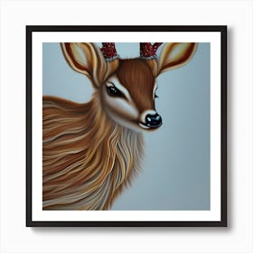 Pretty Deer 1 Art Print