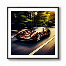 Fast Sleek Modern Elegant Stylish Powerful Efficient Sporty Luxury Classic Vintage Automo (2) Art Print