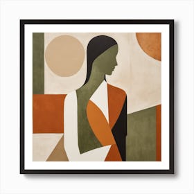 Abstract Woman Art Print