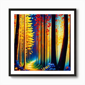 Forest Path 4 Art Print