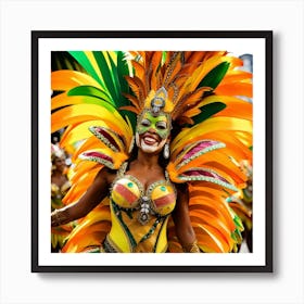 Carnival Dancer Art Print