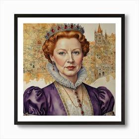 Queen Elizabeth I 15 Art Print