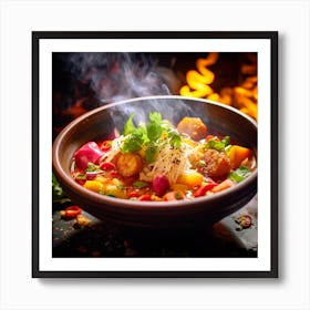 Chinese Vegetable Soup Art Print