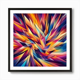 Abstract Geometric Background 2 Art Print