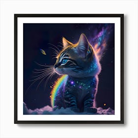 Cat Galaxy (39) Art Print