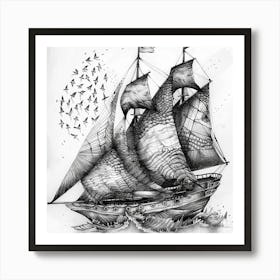 Sailing Ship 2 Poster