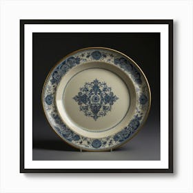 Default Create Unique Design Of Antique Plates 1 Art Print