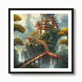 Chinese Temple 1 Art Print