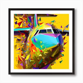 Abstract Airplane Art Print