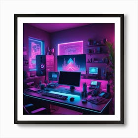 Computer Room Art Print