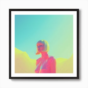 Galaxy Portrait Art Print