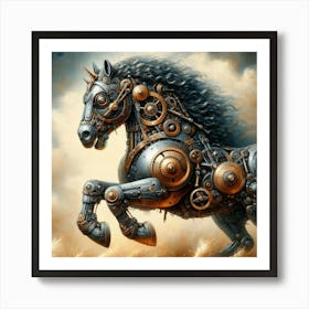 Steampunk Horse Art Print